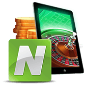 logo neteller design tablette pièces de monnaie